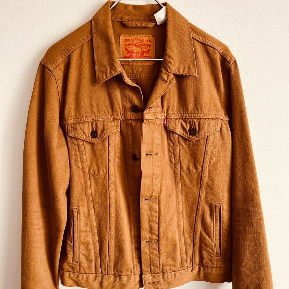 Levi’s Trucker Jacket, Khaki, Medium